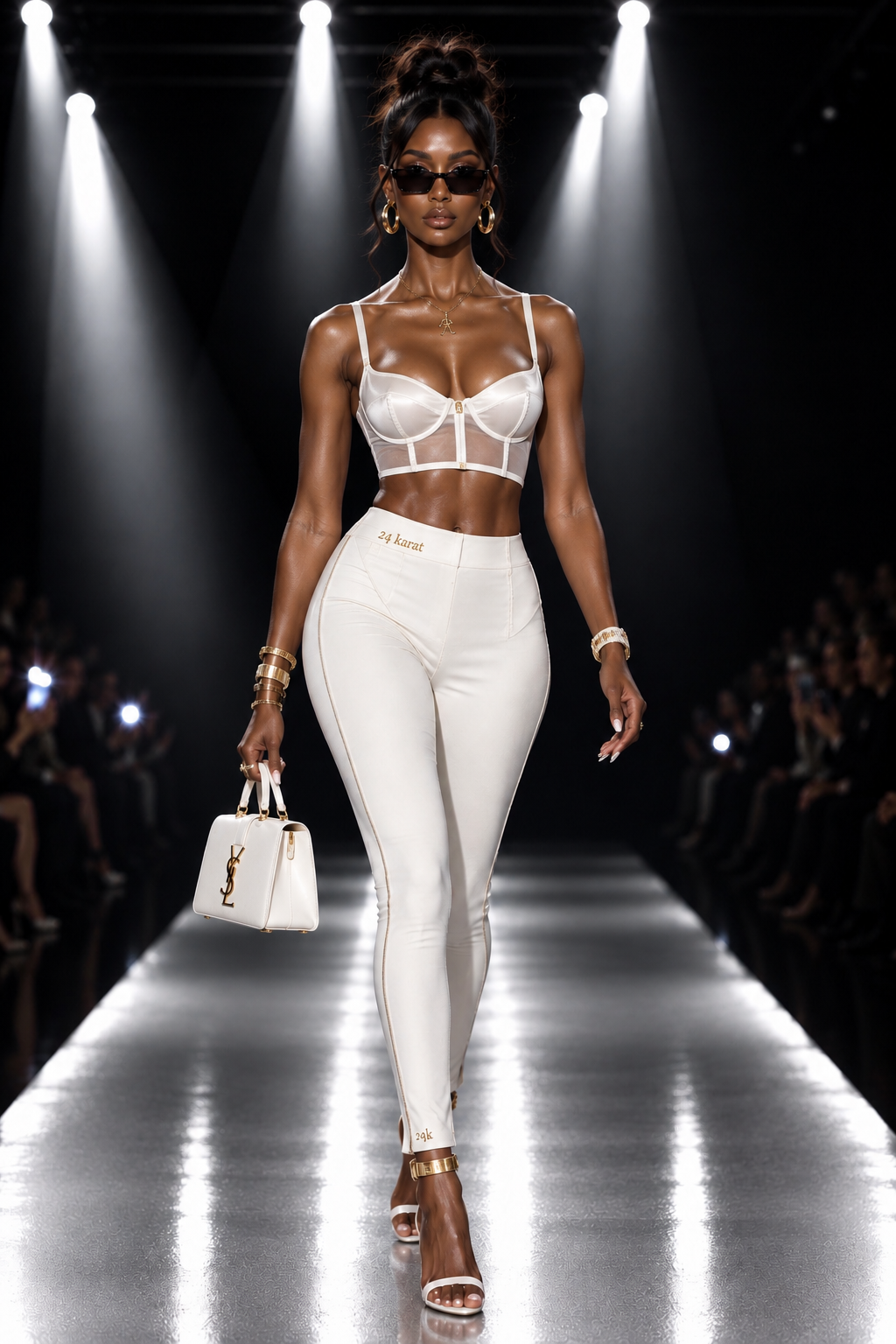 24K Cream Pants