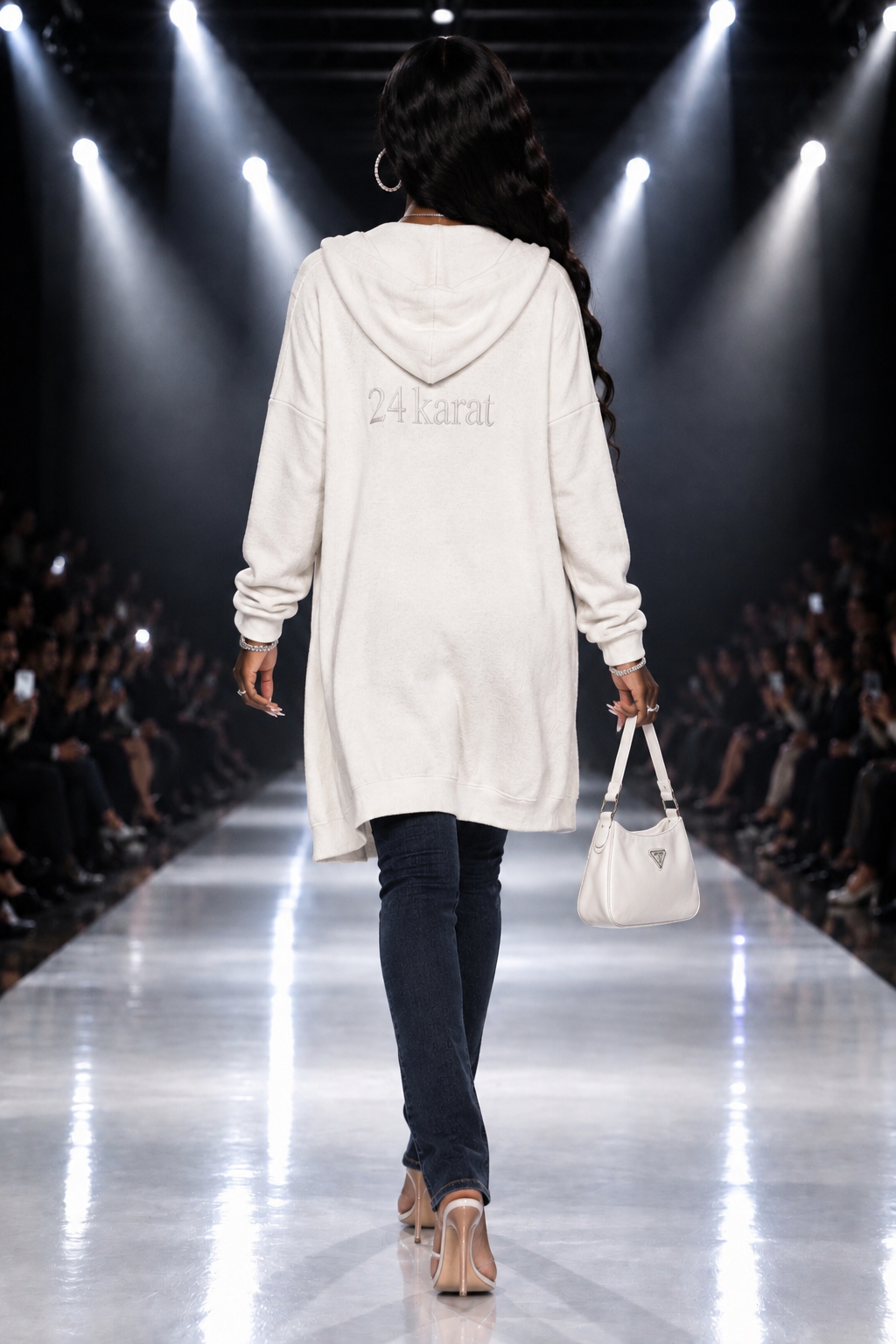 24K Hooded Cardigan