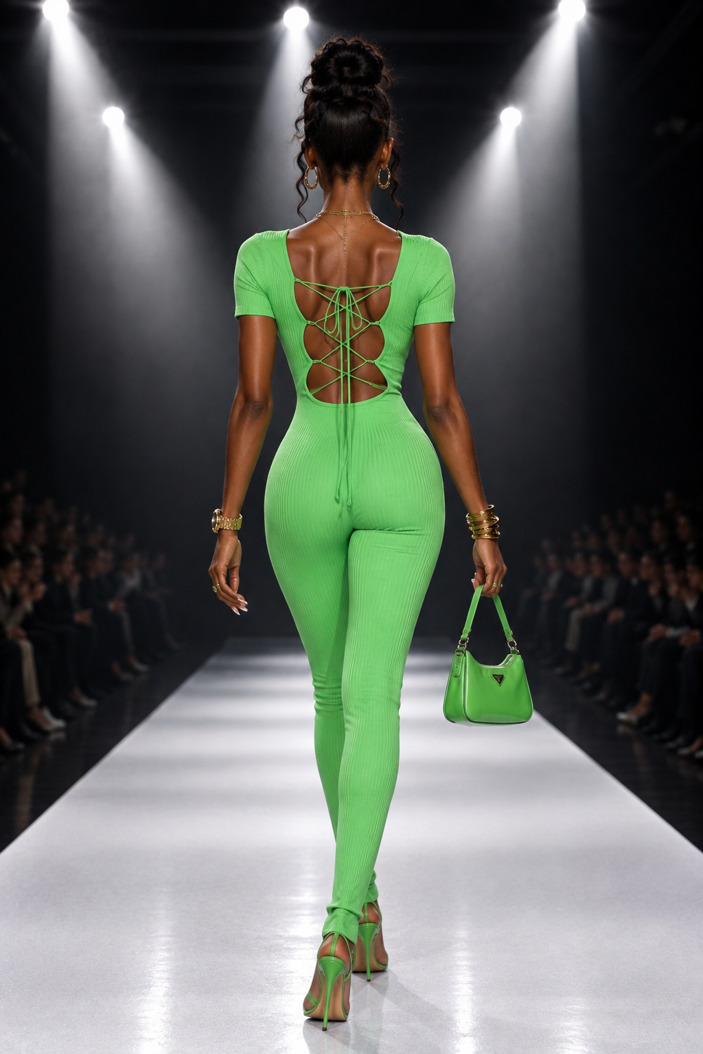 Lace Up Jumpsuit