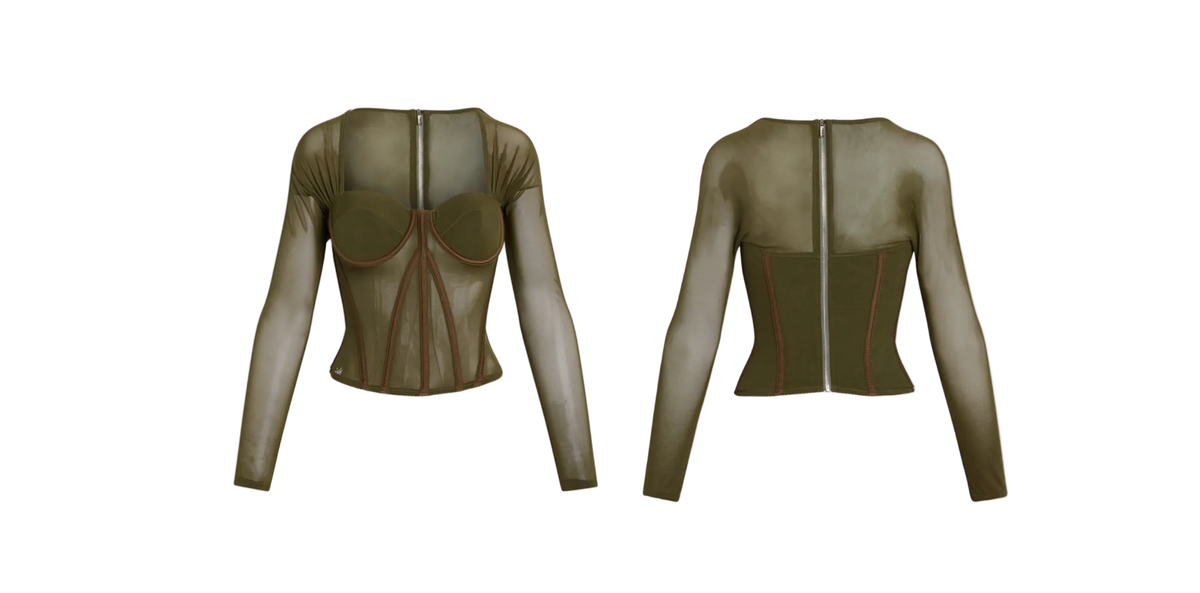 Sexy Mesh Corset